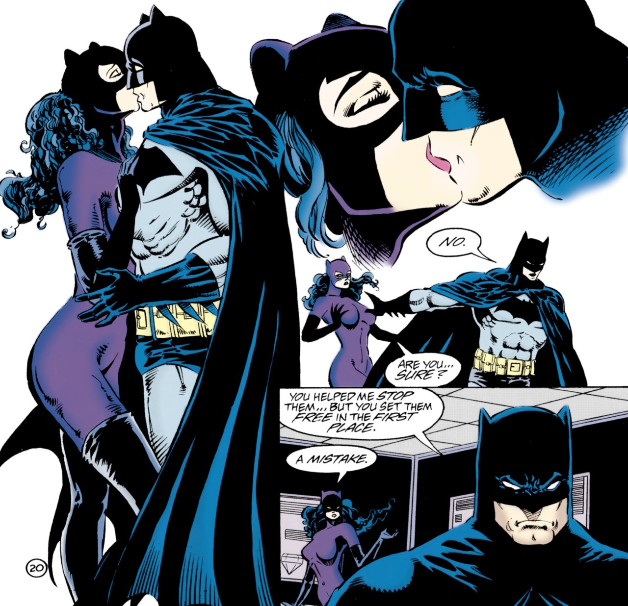 Bat and Cat Romance — What I don't like about catwoman is that she has...