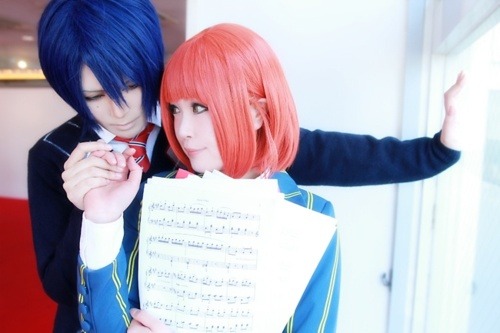 momoiiro:  Candid moments of Haruka X Uta-no ouji-sama-tachi!