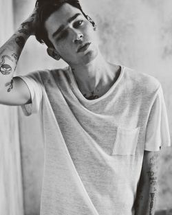 clientmagazine:  Cole Mohr for All Saints - shop t-shirts 