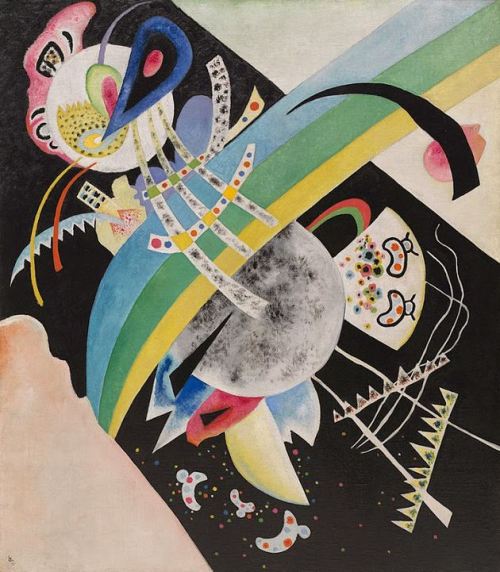 Circles on Black, Wassily Kandinsky (1921)