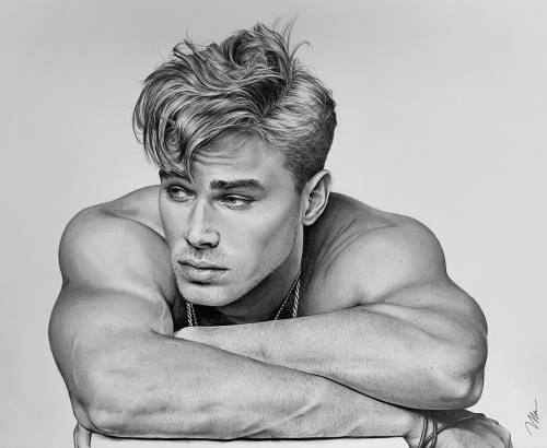 beyond-the-pale:   Marc Brechwald  - Drawing of Matthew  Noszka  