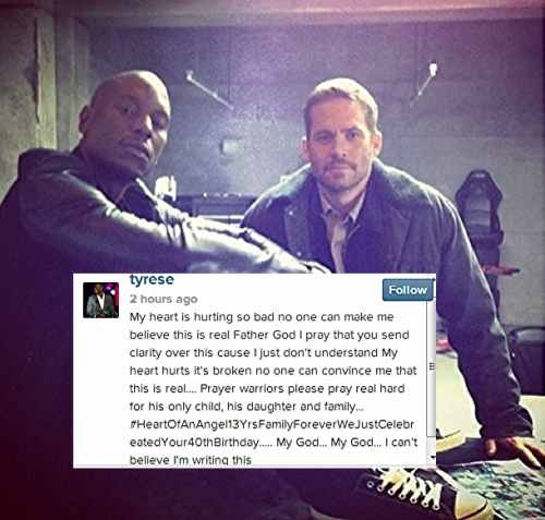 XXX  RIP PAUL WALKER - from Fast&Furious photo