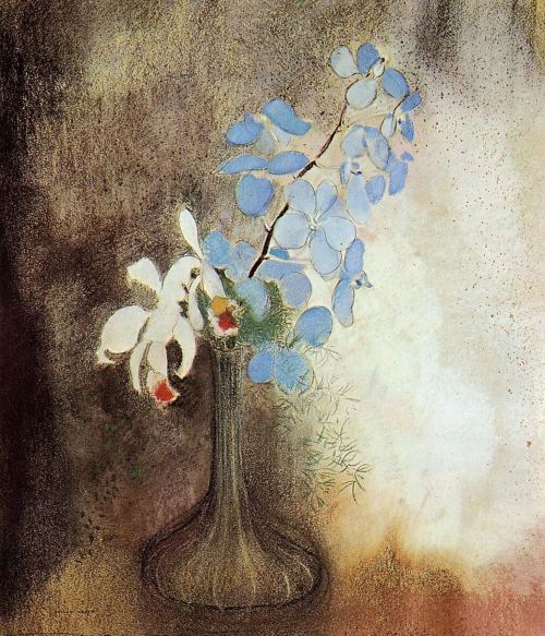 drrestless: 878 - Image of the Day: Odilon Redon - Orchids, 1912