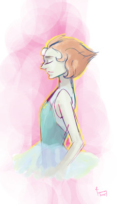 icamon-chan:  Pearl from Steven Universe. A very quick (20 min) doodle.