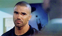 ssaalexblake:  Criminal Minds Meme Ten Characters 6/10: Derek Morgan (Shemar Moore)