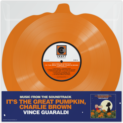 brokehorrorfan:It’s The Great Pumpkin, Charlie Brown’s soundtrack will be pressed on pumpkin-shaped orange vinyl on September 17 via Craft Recordings. The score is composed by Grammy-winning Peanuts composer Vince Guaraldi. The limited edition 45