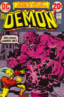 The Demon, No. 10 (DC Comics, 1973). Cover