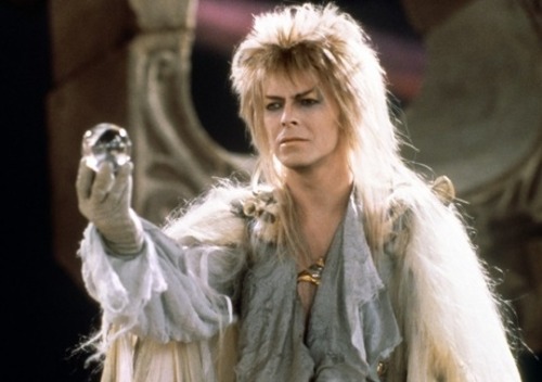 King Jareth’s costumes, designed by  Ellis Flyte and Brian Froud for Jim Henson’s L