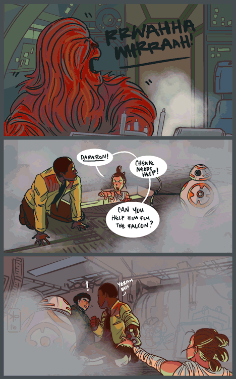 ohkayillustration:It’s not his fault [either]! insp.Even the best pilot in the galaxy is not exempt 