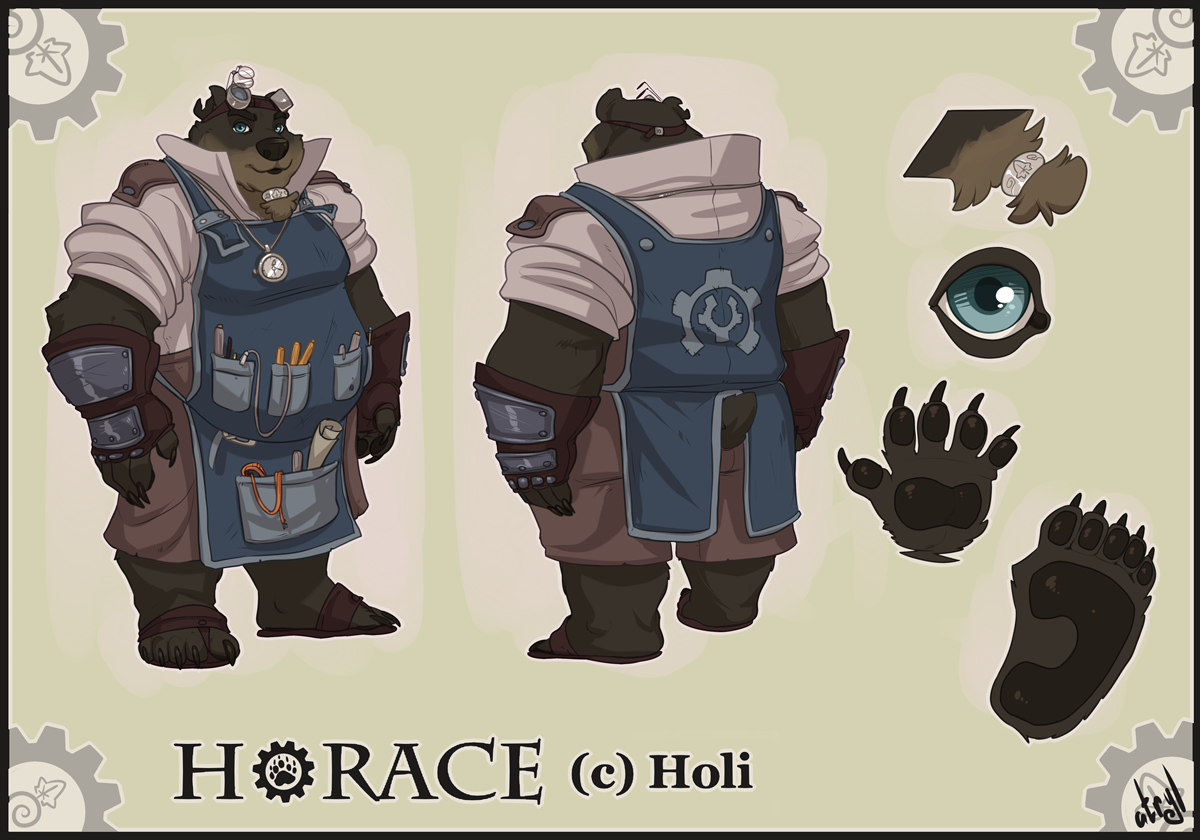 Horace Ref SheetCommission for SirHoli———I use PATREON as a tip jar and art