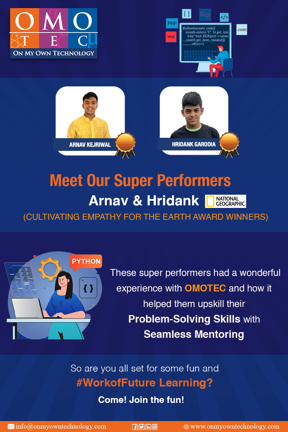 Omotec — Omotec Is Delighted To Announce That Our Students