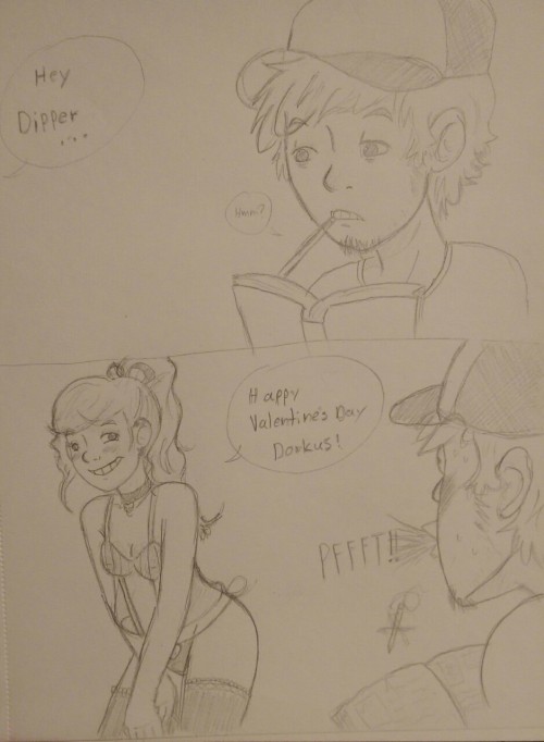 pinesongs:  I don’t like Dipper’s hat. I don’t like Mabel’s face. I tried so