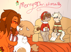 nopony-ask-mclovin:  ask-heathersweetfeathers:  since i’m going to be gone for the week i decided to post my Christmas pic early! hope you have a fun and safe Christmas! and for those who don’t celebrate Christmas, happy holidays!    hehe that’s