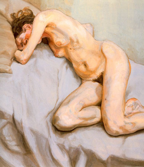 artist-freud: Naked Girl, 1985, Lucian FreudMedium: oil,canvas