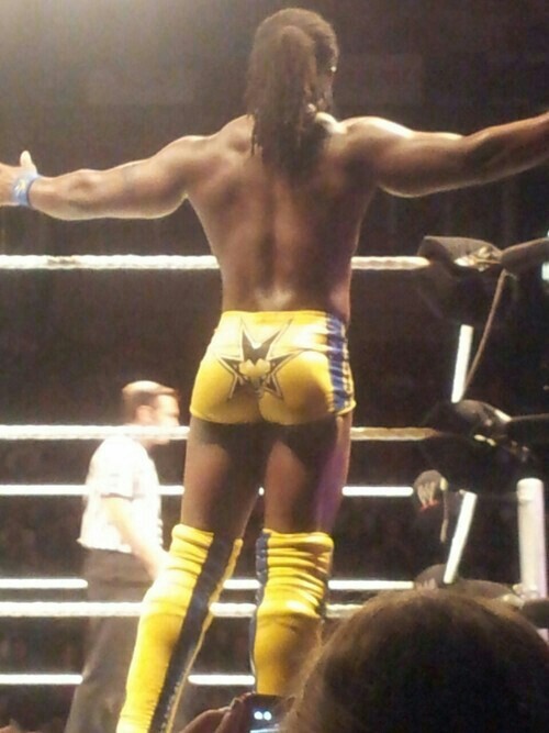 I never fully realized this before but Kofi Kingston has a great ass!Follow for more hot pics of the