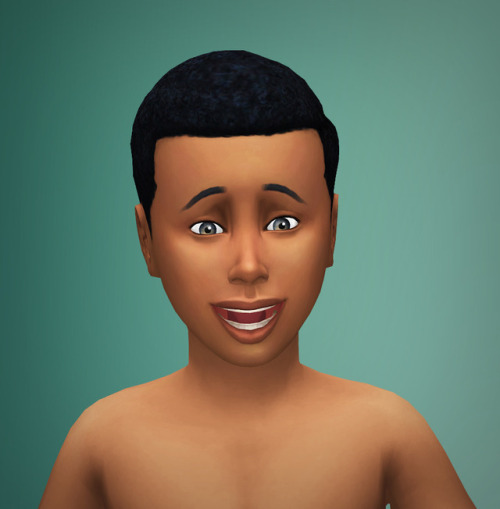 xldsims:Here’s the second of three hairs I’ve converted from adult to kids. This time, I’ve made t