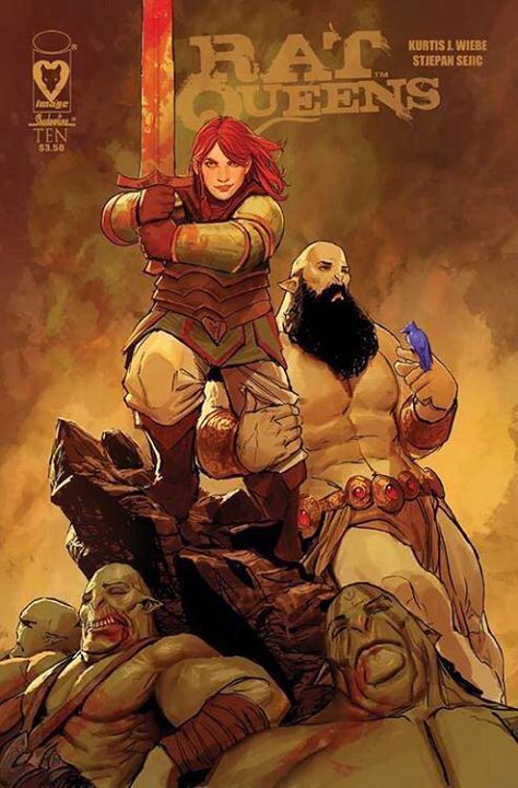 babesinarmor:In case you have not heard: Stjepan Šejić has been named the new artist for Rat Queens.