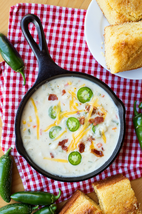 do-not-touch-my-food:  Jalapeño Popper Soup