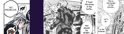 occultaro:  First and last pieces of dialogue from the Jojos, parts 1-7