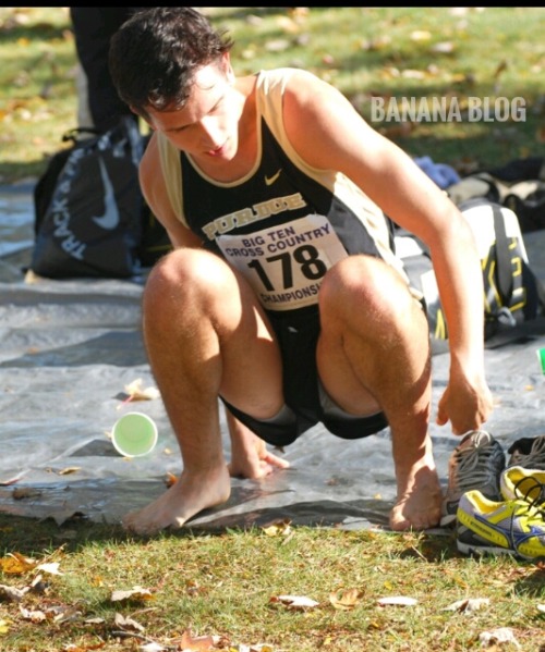 thebananablog:The Purdue University cross country team leaves very little to the imagination. Ugh 