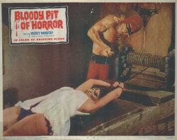 ronaldcmerchant:  BLOODY PIT OF HORROR (1965)