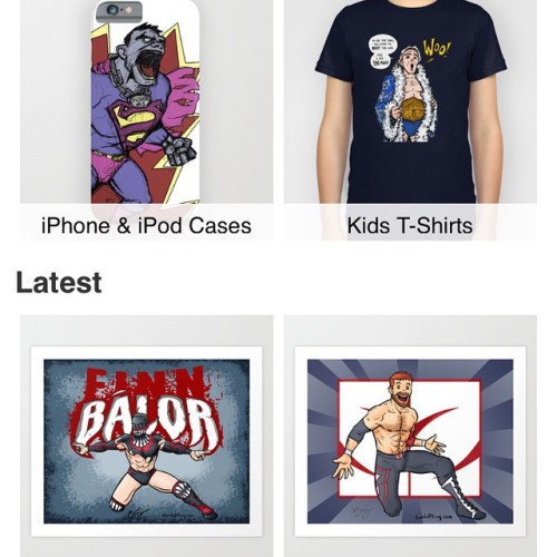 Prints, T-shirts, phone cases, etc. at society6.com/randalltrang :) #FinnBálor #finnba