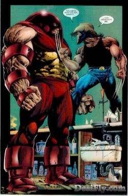 Wolverine vs. Juggernaut. &lsquo;Nuff said.