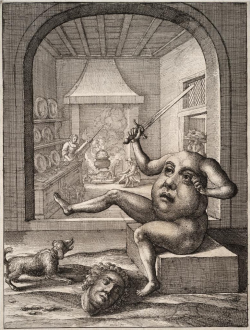 Wenceslaus Hollar, The belly and the members, 17th century