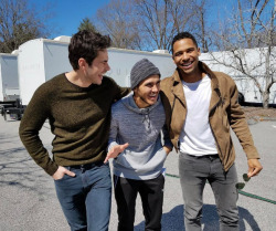 carlosloveclub:therealcarlospena: Da boys!!! Thankful for new #friends @itselliotknight @jayson_blair