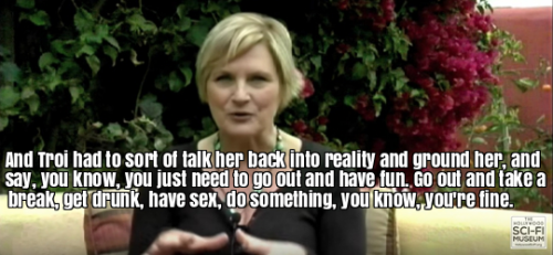 spencerspider:Interview with Denise Crosby about a never-aired Tasha scene.