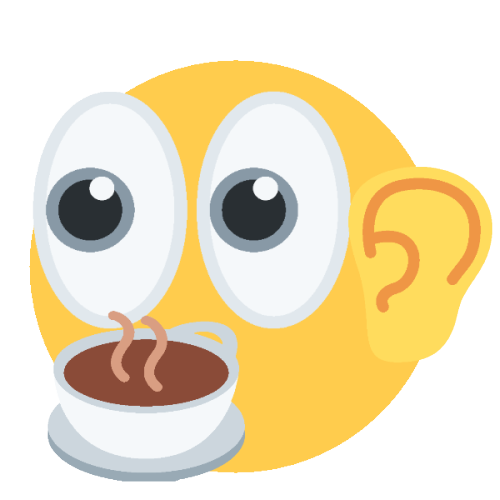 Combination of eyes, ear, and coffee for anon. I am hoping this is what you had in mind !!!