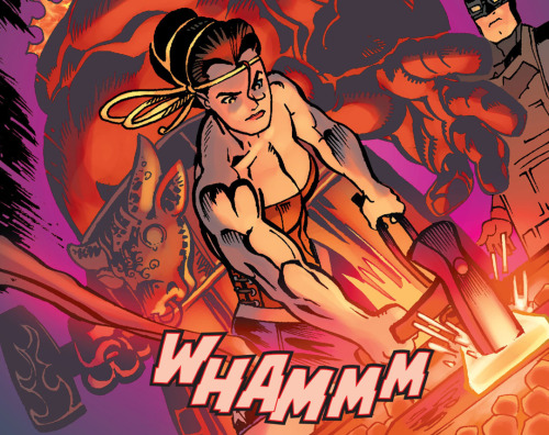 why-i-love-comics:  Wonder Woman in World’s Finest #32art by Jed Dougherty & Chris Sotomayor
