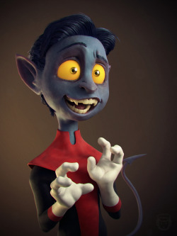 timetravelandrocketpoweredapes:  Nightcrawler by Vitorugo