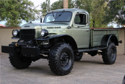 utwo: 1958 DODGE POWER WAGON CUSTOM 4X4 © barrett-jackson 