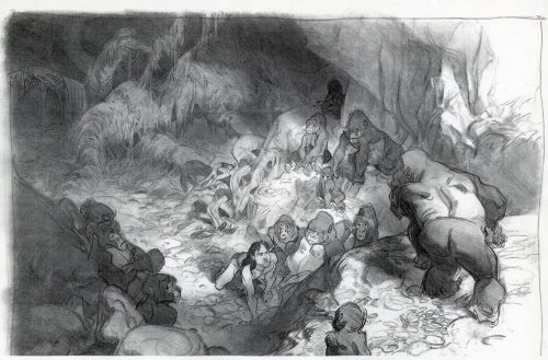 scurviesdisneyblog: Tarzan visual development by Paul Felix