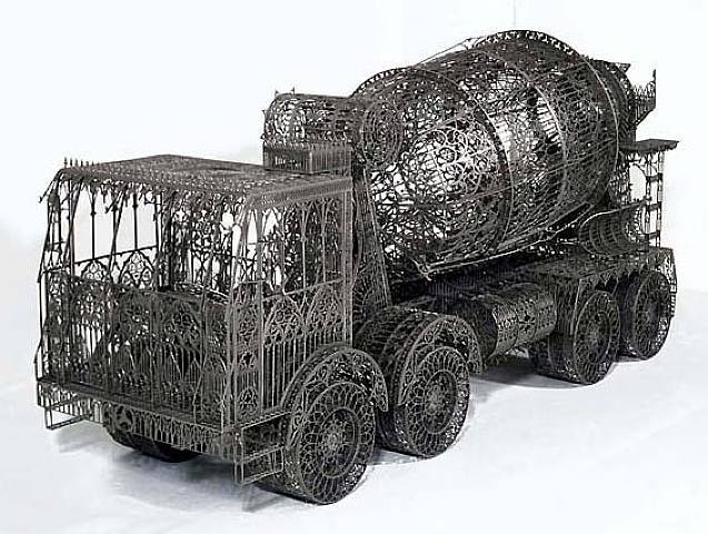 crossconnectmag:  Wim Delvoye born 1965 in West Flanders is a Belgian neo-conceptual