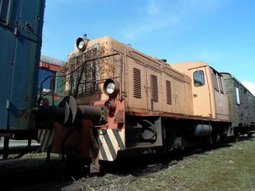 leona-florianova:Abandoned train graveyard in my city.  