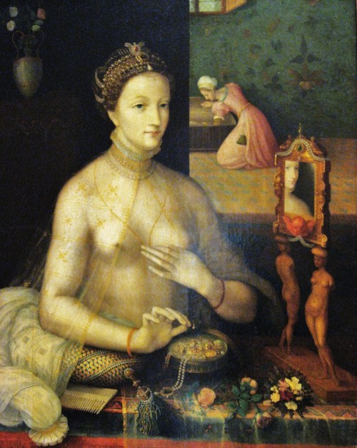 François Clouet (French artist, 1510-1572) Woman at her Toilette