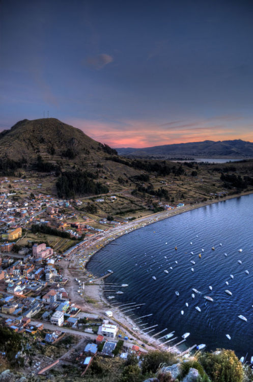 travelingcolors:  Copacabana, Lake Titicaca | Bolivia (by David Silo)