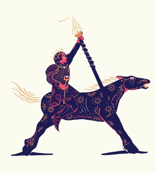 A is for Abigor: aka the “grand duke of hell,” aka a handsome demon who rides a horse and commands 6