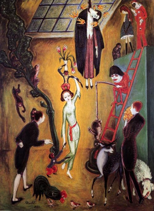 Nils Dardel (Swedish, 1888-1943). Excentric lady.