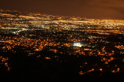 myownimagesofcostarica:  San Jose, Costa Rica, at night, view from the Escazu mountains