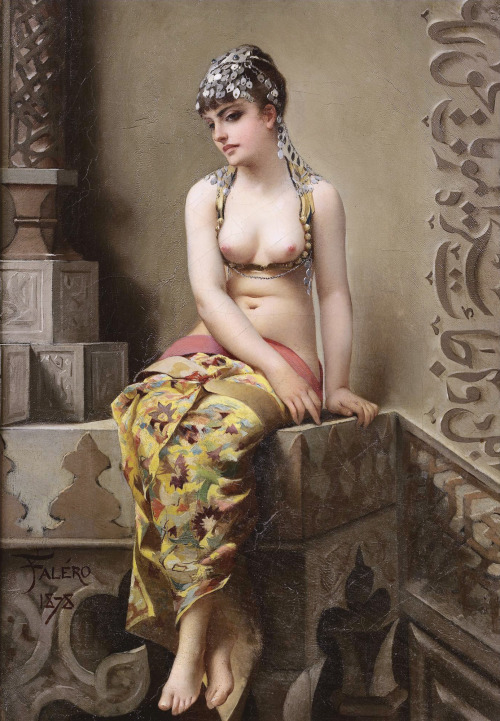 orplid: Harem … Luis Ricardo Falero (Spanish, 1851- 1890) - ‘The Enchantress’ An odalisque “avant la