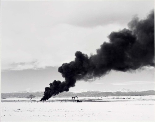 objectstatus:Robert Adams - Burning Oil Sludge North of Denver, Colorado1973