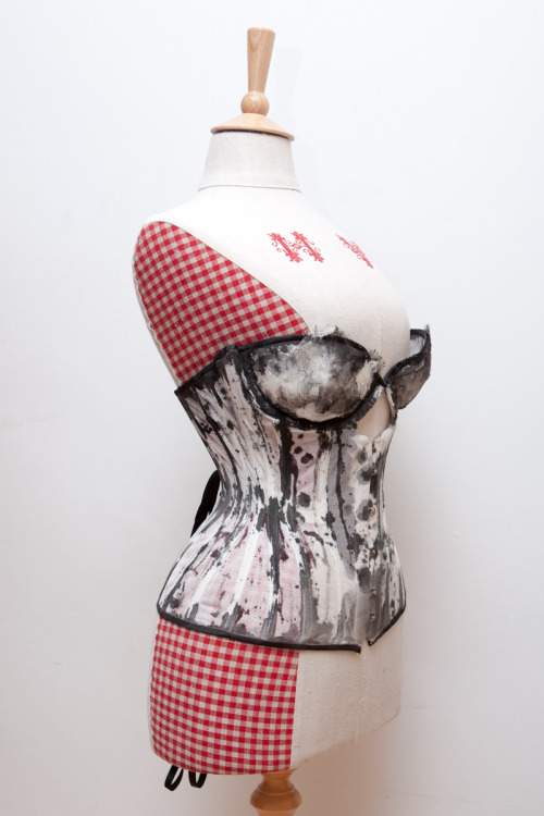 Knickerbocker Stories: Up close: Ink Cupped CorsetCorset by Karolina Laskowska