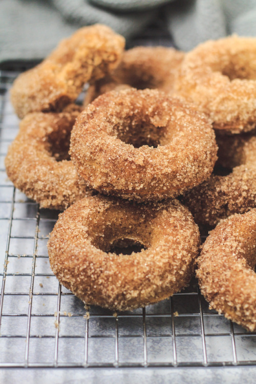foodffs: Baked Apple Cider Doughnuts Recipe source: Marsha’s Baking Addiction Follow for recipes Is 