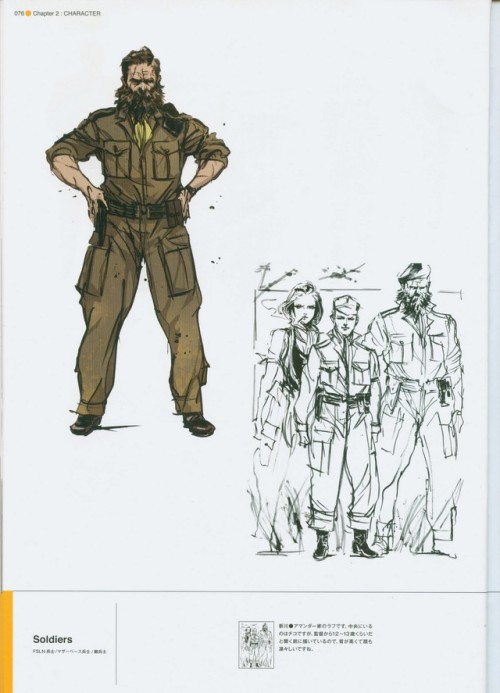 pazdispenser:Chico and Commandante concept art from PW artbook