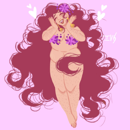 orquidialgbt:I drew aphrodite with some of my personal insecurities 