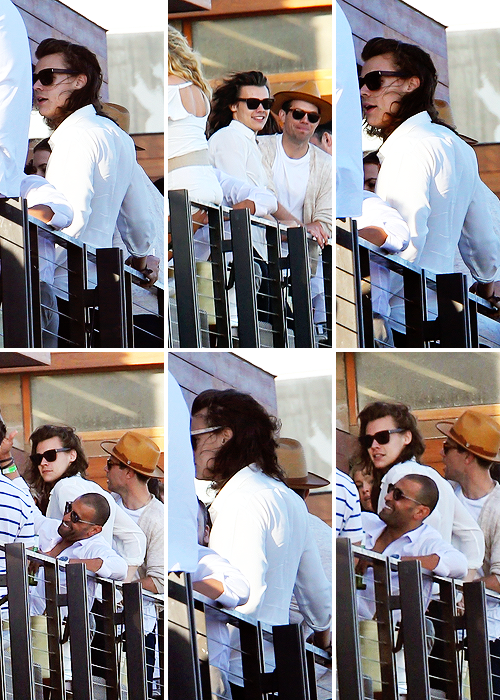 styles-malik: Harry at Nobu’s 4th of July Party in Malibu