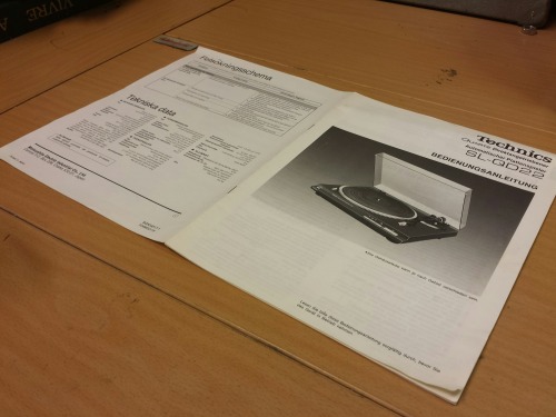 Technics SL-QD22 Direct-Drive Automatic Turntable System, 1986